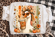 Preppy Fall Goose PNG,Coquette Fall, a Seasonal Illustration by Libby Wishes (Thumbnail 3 of 3)
