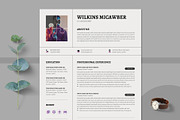 Modern Resume & CV Cover Template, a Resume Template by PixelStudio (Thumbnail 4 of 7)