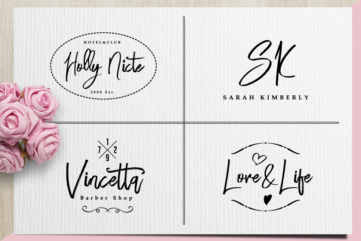 Brookoly Script - Handwritting Font preview 6