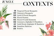Jungle Paradise Pink Tropical Floral, a Decorative Illustration by Catch the Dream Art (Thumbnail 2 of 17)