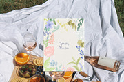 Hand-Painted Spring Floral Meadow, a Decorative Illustration by Lana Elanor (Thumbnail 7 of 16)