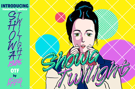 Showa Twilight Font, a Script Font by Kreasi Malam