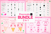 Procreate Brushes Bundle Rabbits, a Brush Add-On by InkPrintsTattoo (Thumbnail 2 of 10)