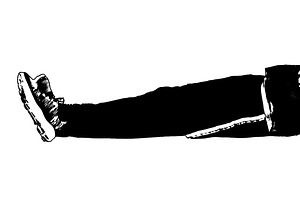 Isolated graphic of man sleeping with head on backpack, a Person Illustration by DanFLCreativo