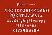 Astrevia - Vintage Serif Display, a Serif Font by Youthlabs Studio (Thumbnail 13 of 15)