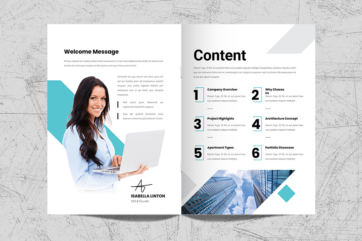 Real Estate Template Design, a Brochure Template by White Graphic (Photo 2 of 11)