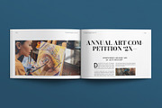 Art Exhibition Magazine Landscape, a Magazine Template by E-Type (Thumbnail 4 of 7)