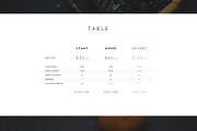 Clean Price Tables, a Templates & Theme by TarasKot (Thumbnail 3 of 6)
