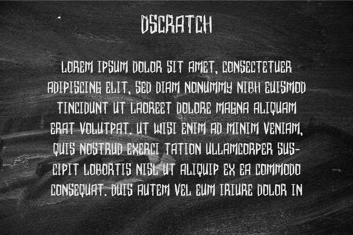 Dscratch - Display font, a Handwritten Font by Badsign Type (Photo 3 of 6)