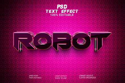 3d Robot Text Style Effect, a Layer Style Add-On by Md Imamul
