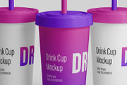 Drink Cup Mockup - 8 Views, a Cups & Container Mockup by Illusiongraphic (Thumbnail 21 of 23)