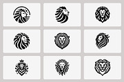 Modern Lion Mascot Logo Bundle, a Branding & Logo Template by Vectorium Studio (Thumbnail 21 of 21)