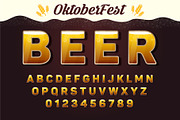 Oktoberfest Beer Alphabet, a Graphic by Pro_Vector (Thumbnail 1 of 3)