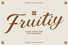 Fruitiy - Elegant Script Font