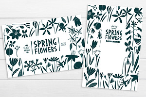 Spring Flowers Vector Collection