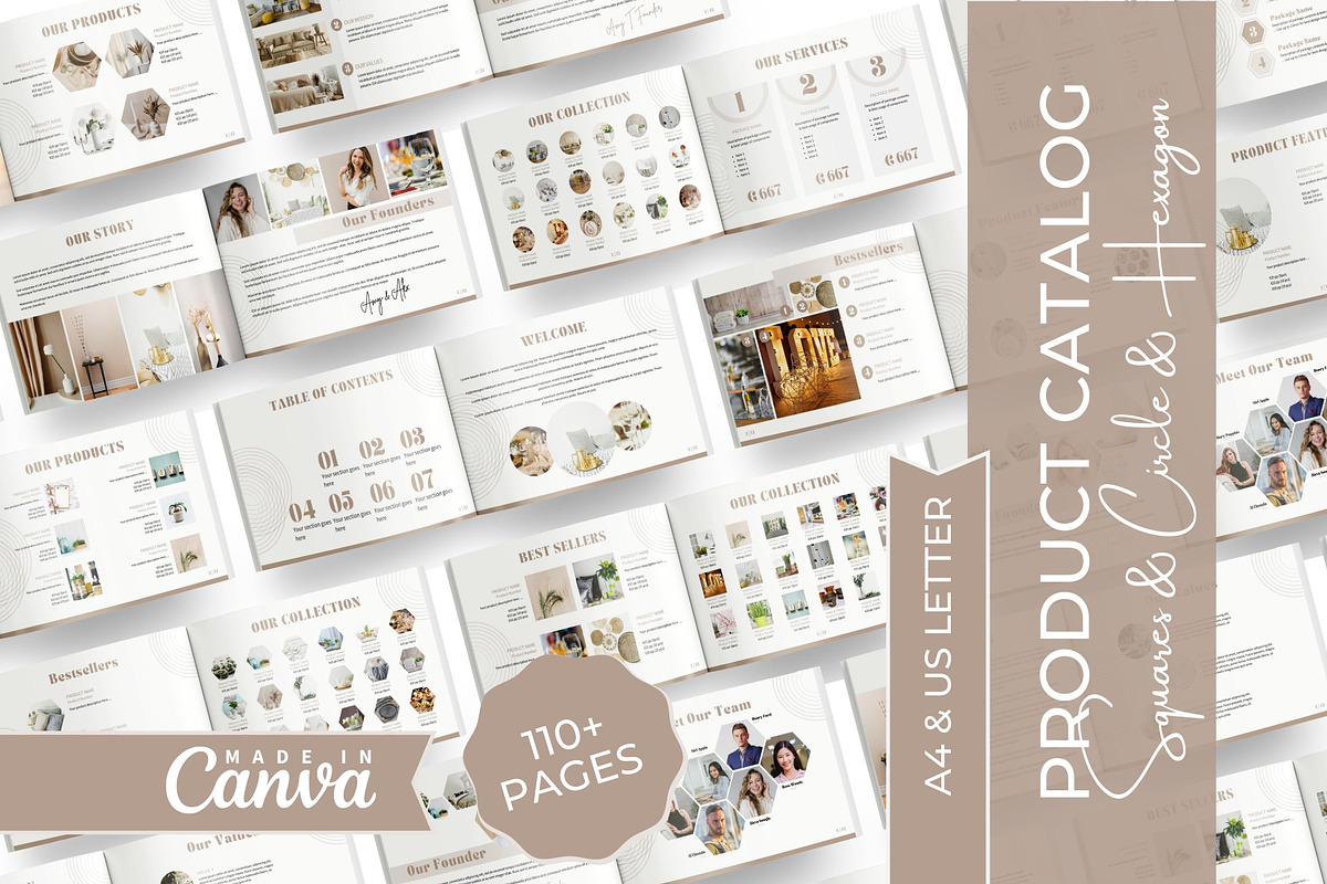 Product Catalog Canva Template, a Magazine Template by B2 Studio (Photo 1 of 12)