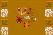 Autumn Blocks Fall Elements Clipart, a Seasonal Illustration by Olia (Thumbnail 21 of 28)
