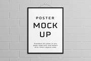 Poster Mock Up – US Letter, a Print Template by Petr Stránský (Thumbnail 7 of 8)