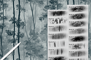 Procreate Forest Background Textures, a Brush Add-On by HopeArtIllustration (Thumbnail 6 of 9)