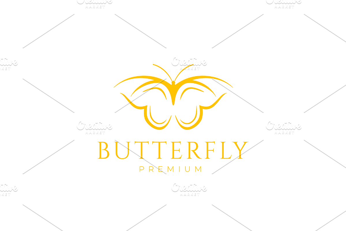 beauty butterfly salon brand logo, a Branding & Logo Template by devastd