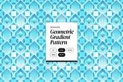 Blue Geometric Gradient Pattern, a Pattern Graphic by Neermana (Thumbnail 1 of 5)