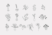 Plants: minimal house plants, a Decorative Illustration by Stacey Shaller (Thumbnail 7 of 7)