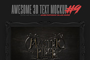 Awesome 3D Text Mockup Bundle, a Mockup by Amorjesu.com (Thumbnail 10 of 21)