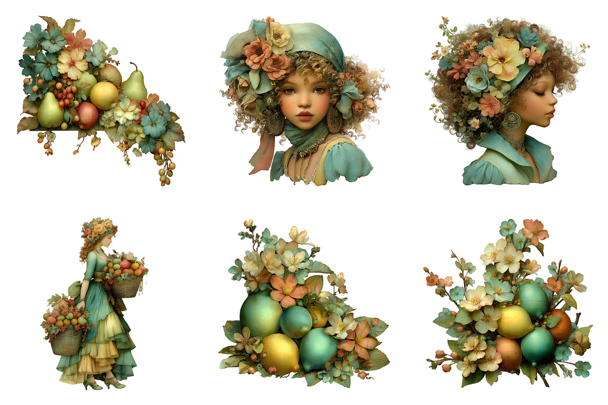 Watercolor Summer Vibe Clipart, an Illustration by SinaCreation (Photo 3 of 9)