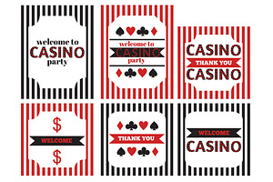 Printable Casino Party Set