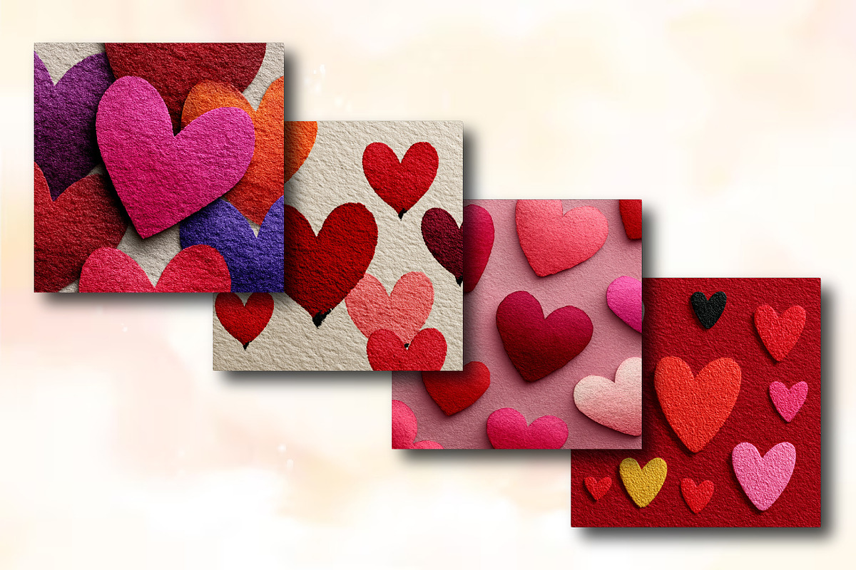 Red & Pink Heart Papers, a Background Photo by RobertsArt (Photo 5 of 5)