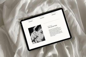 Neutral Aesthetic iPad Mockup