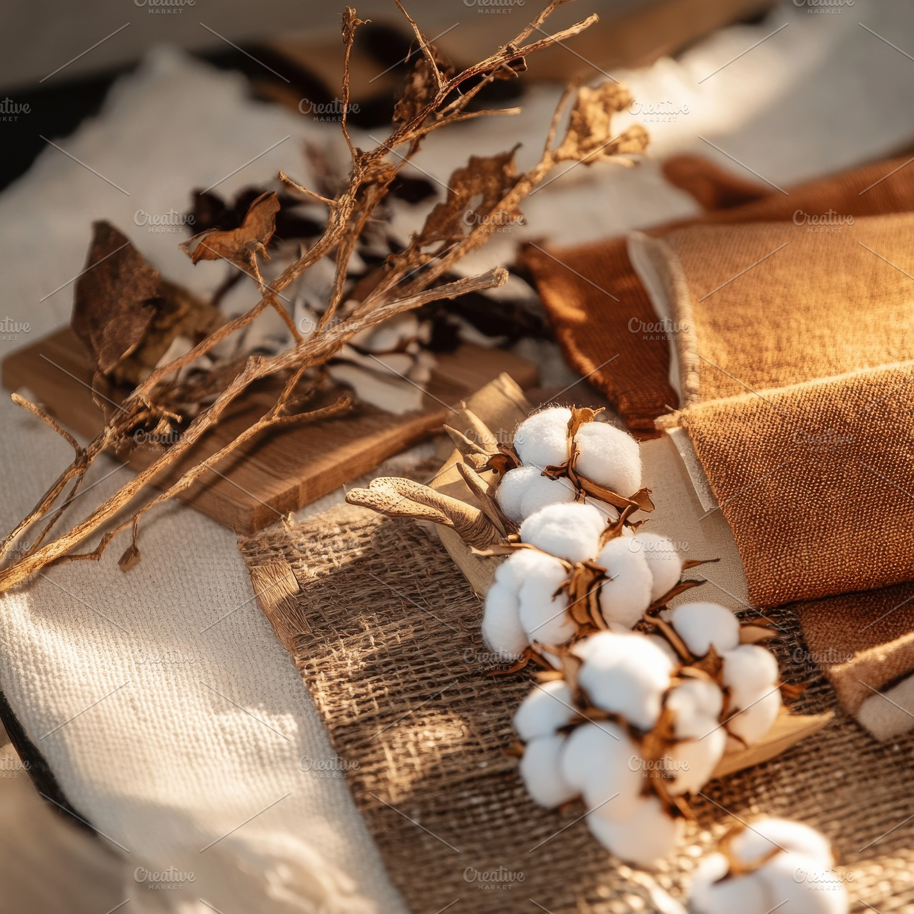 Warm-Toned Cozy Mood Board, a Beauty & Fashion Photo by Virgo Studio