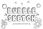 Bubble Sketch - Playful Hand-Draw, a Font by KiddoGlyphs Studio (Thumbnail 1 of 3)