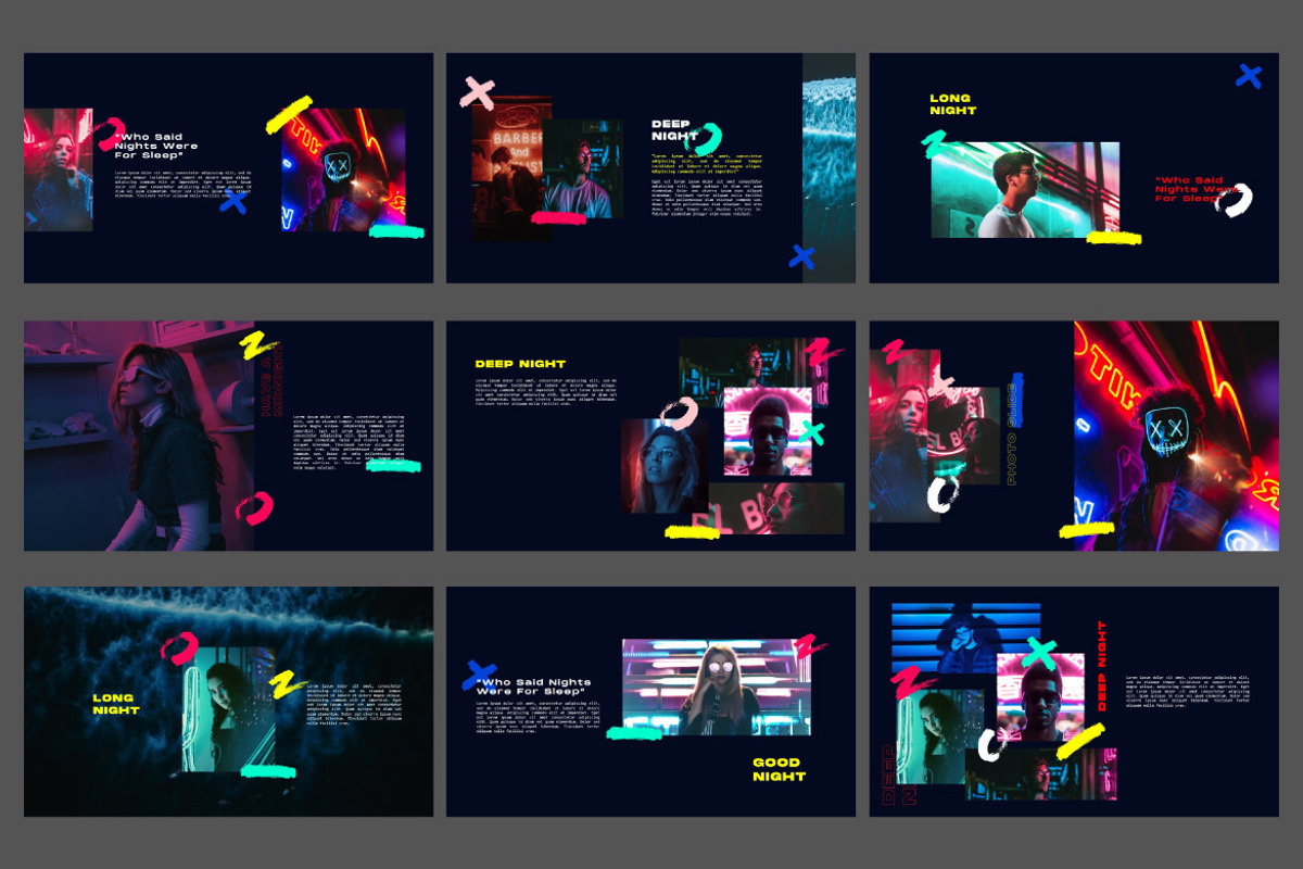 Blurry Night - Gradient Powerpoint, a Presentation Template by Putra Khan (Photo 12 of 12)