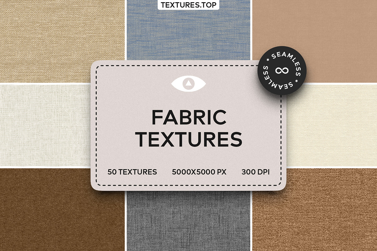 50 Seamless Fabric Texture Pack, a Texture Graphic by Top Textures (Photo 1 of 9)