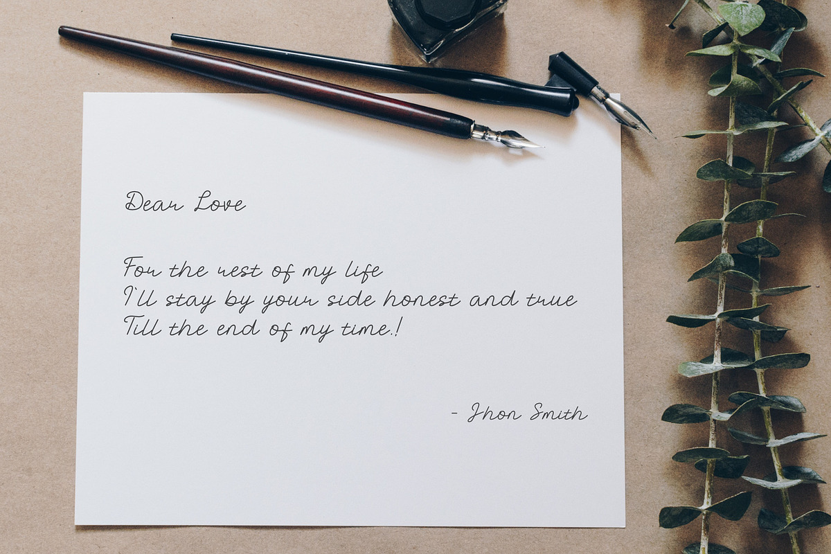 Codova Signature Font preview 7