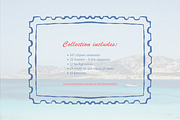 Amalfi coast hand-drawn clipart, a Decorative Illustration by CapriceMeDesigns (Thumbnail 2 of 17)