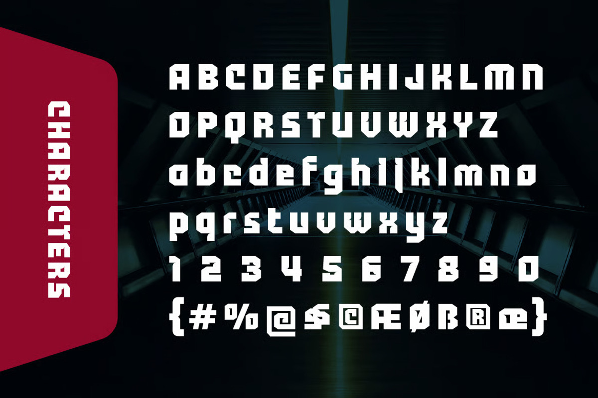 Octane – Bold Futuristic Font, a Sans Serif Font by Brand Earth (Photo 2 of 7)