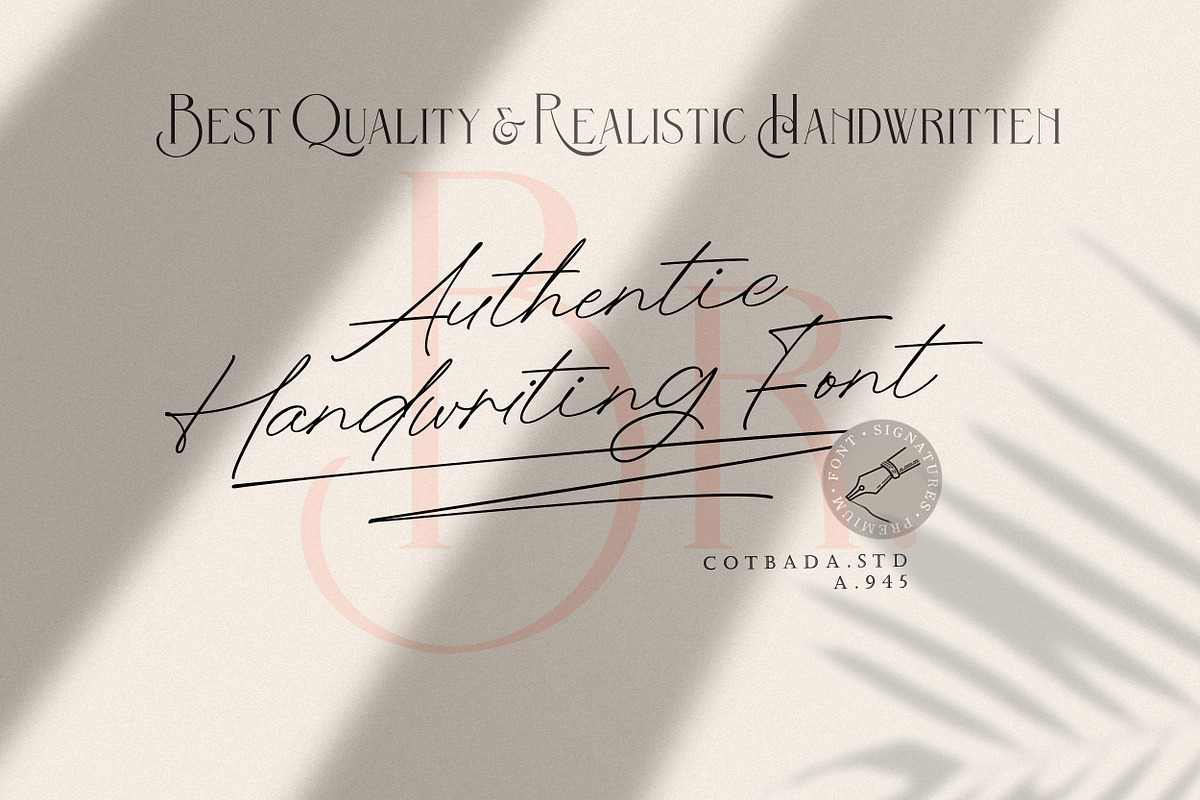 Bernitha Angelica Berkeley + BONUS, a Script Font by Cotbada_studio (Photo 14 of 14)
