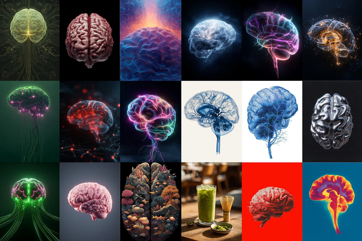 Artistic Human Brain Graphics, an Object Graphic by HipFonts (Photo 10 of 10)