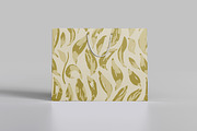 Summer Green Painted Leaves, a Pattern Graphic by MalyskaStudio (Thumbnail 2 of 13)