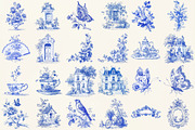 Vintage Doodles Sketched Clipart Set, an Illustration by DreamCafeArt (Thumbnail 2 of 6)