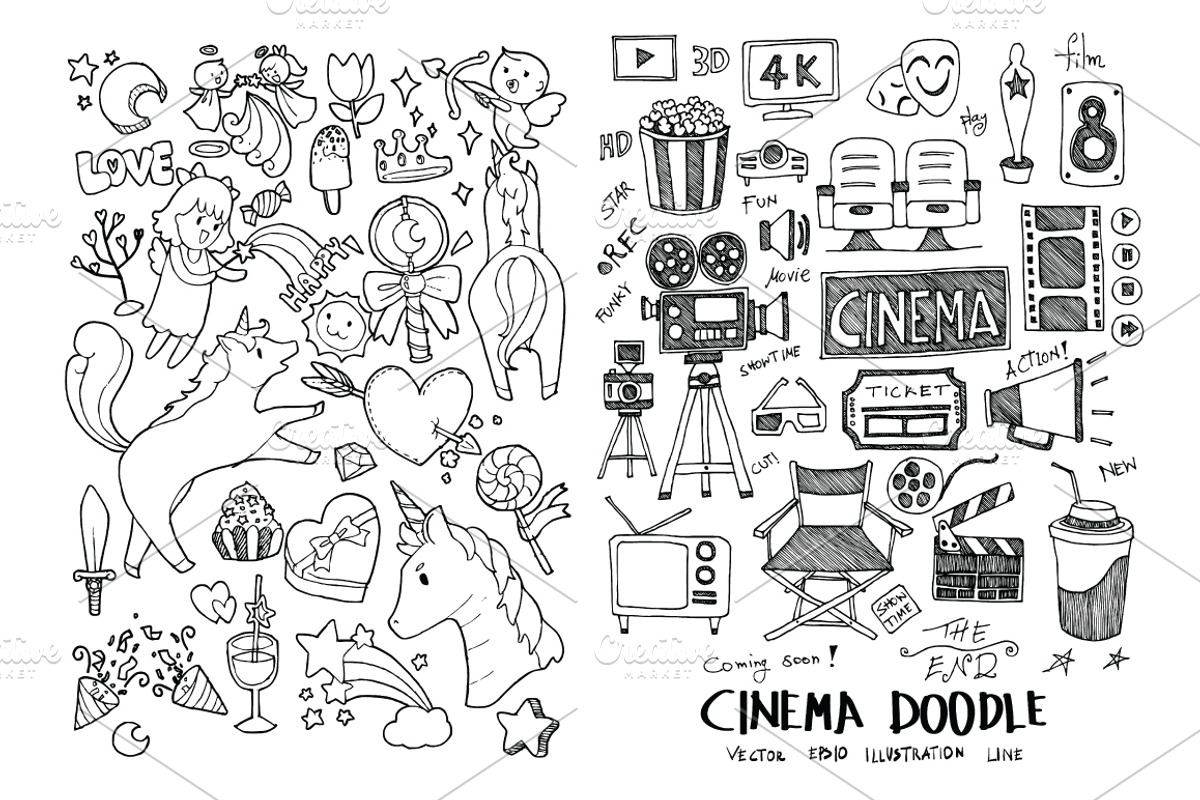 15151 in 1 Doodle Giant bundle, an Object Illustration by TKDoodle (Photo 100 of 144)