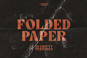 20 Gritty Folded Paper Textures, a Texture Graphic by smishura (Thumbnail 1 of 5)