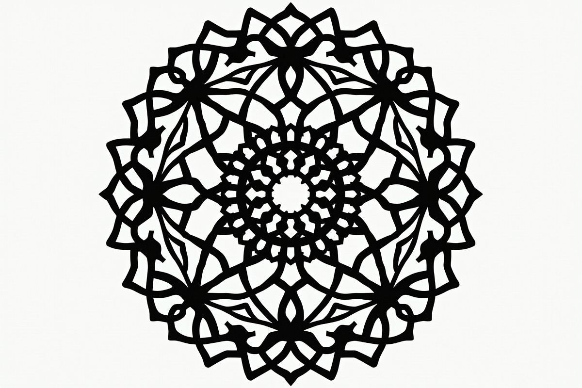 Intricate Mandala Laser Cut Designs, an Object Graphic by balal (Photo 15 of 16)