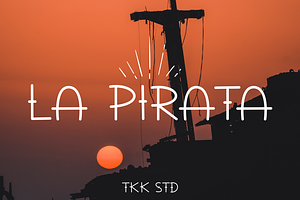 La Pirata - Tattoo Font