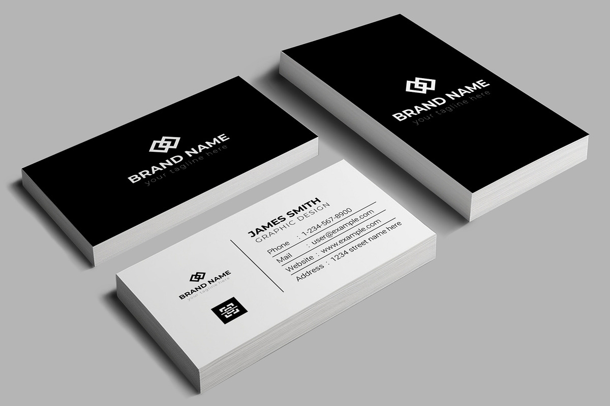 Business Card Mockup Layout, an Advertising Mockup by CreativeShaper (Photo 1 of 2)