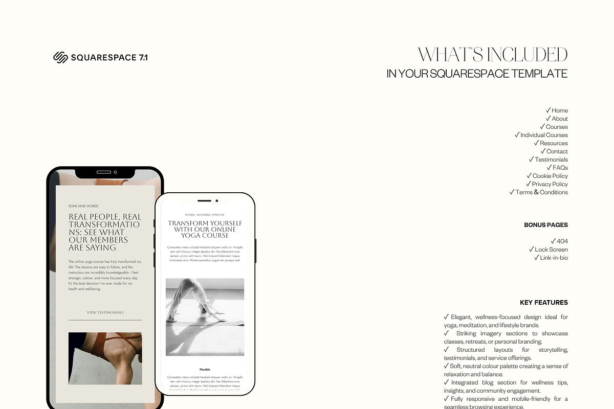 Squarespace 7.1 Website Template, a Squarespace Template by Iris Avenue Studio (Photo 3 of 7)