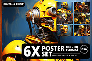 Cyborgs and Robots Illustrations, an Object Graphic by Other Side Art (Thumbnail 1 of 16)