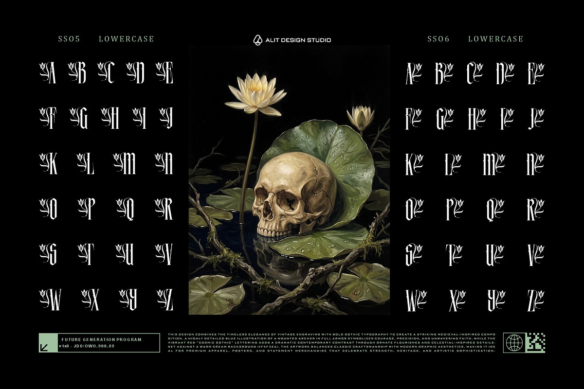 Rosella Mirakle Typeface, a Blackletter Font by alit design (Photo 11 of 20)